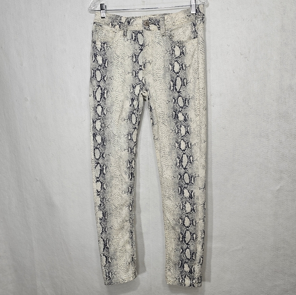 Shyanne Western Country Python Skinny Stretch Jeans Size 31 Short - Picture 14 of 14